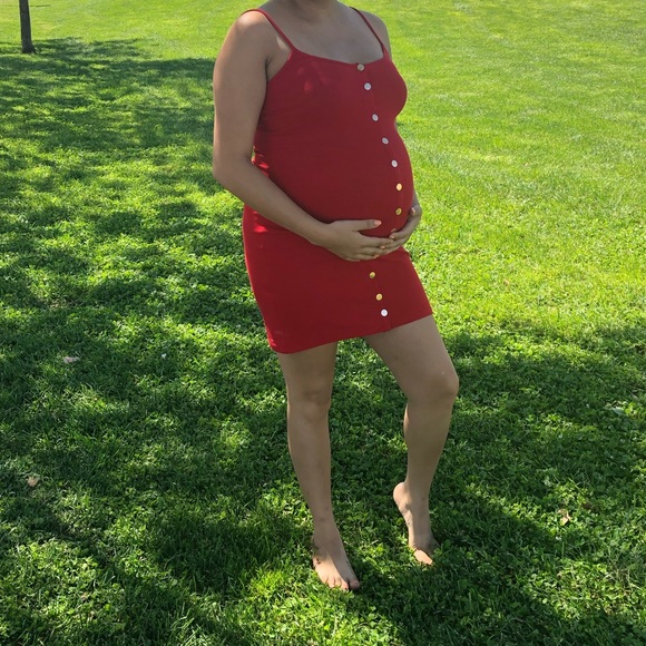 Button Down Midi Dress 💕 - Picture 4 of 4